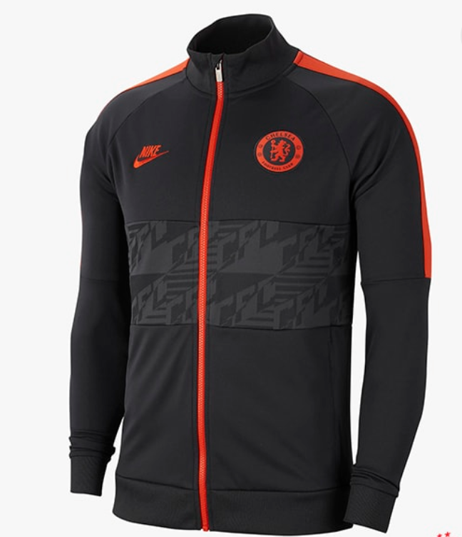 Nike Chelsea FC Track Jacket – Anthracite/Rush Orange