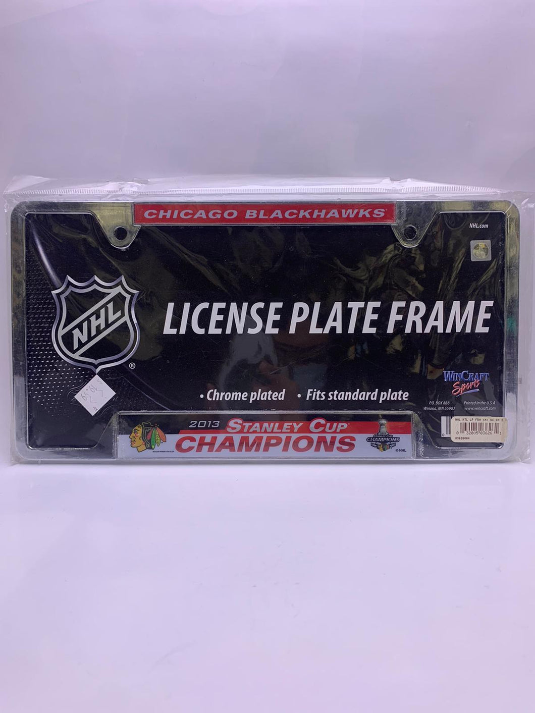 Chicago Blackhawks Car Plate