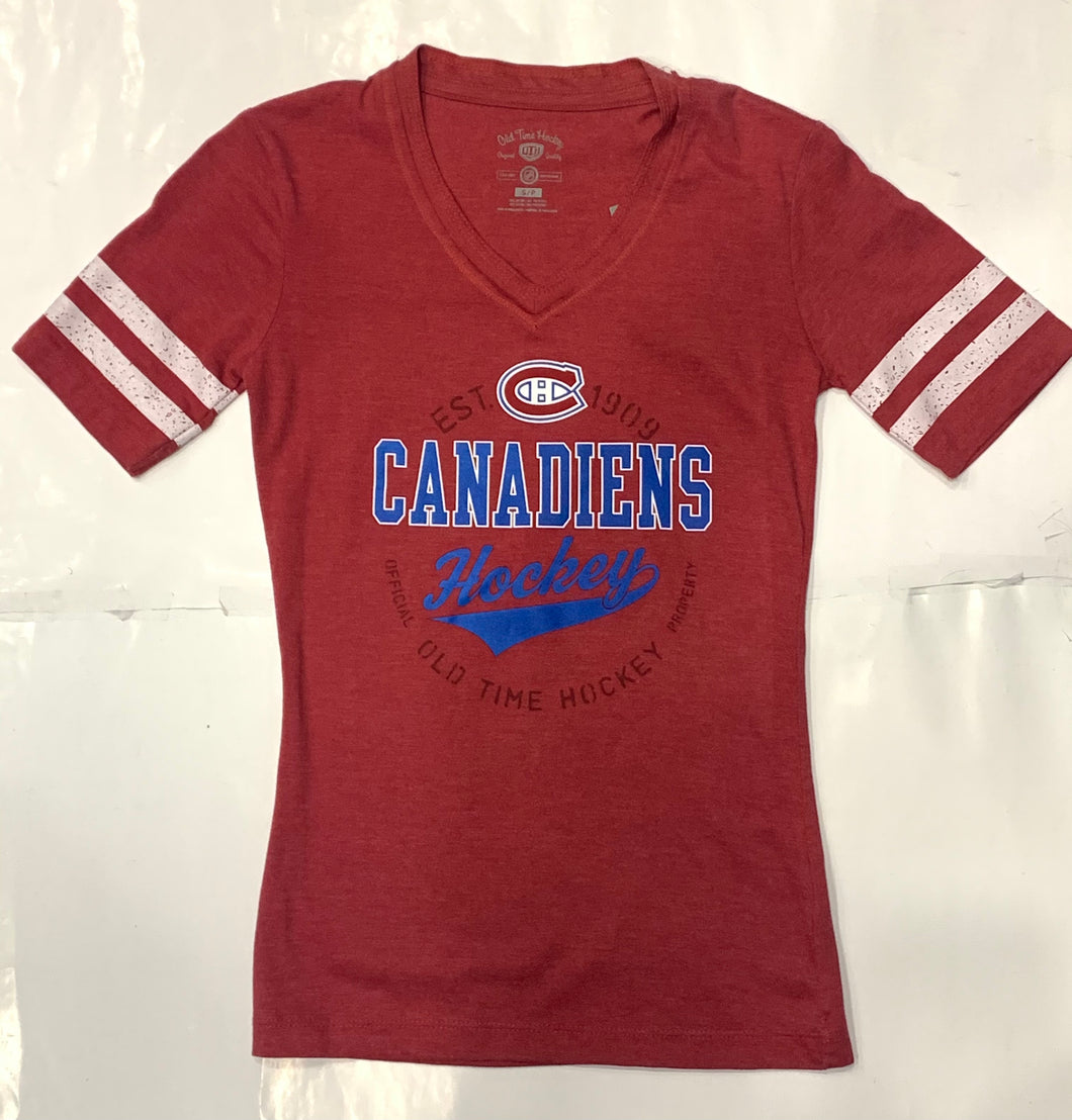 Women’s Montreal Canadiens Official Old Time Hockey T-Shirt