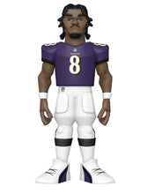 Load image into Gallery viewer, Baltimore Ravens Lamar Jackson Funko Gold w/Chase 12&quot; Collectible NFL Figure
