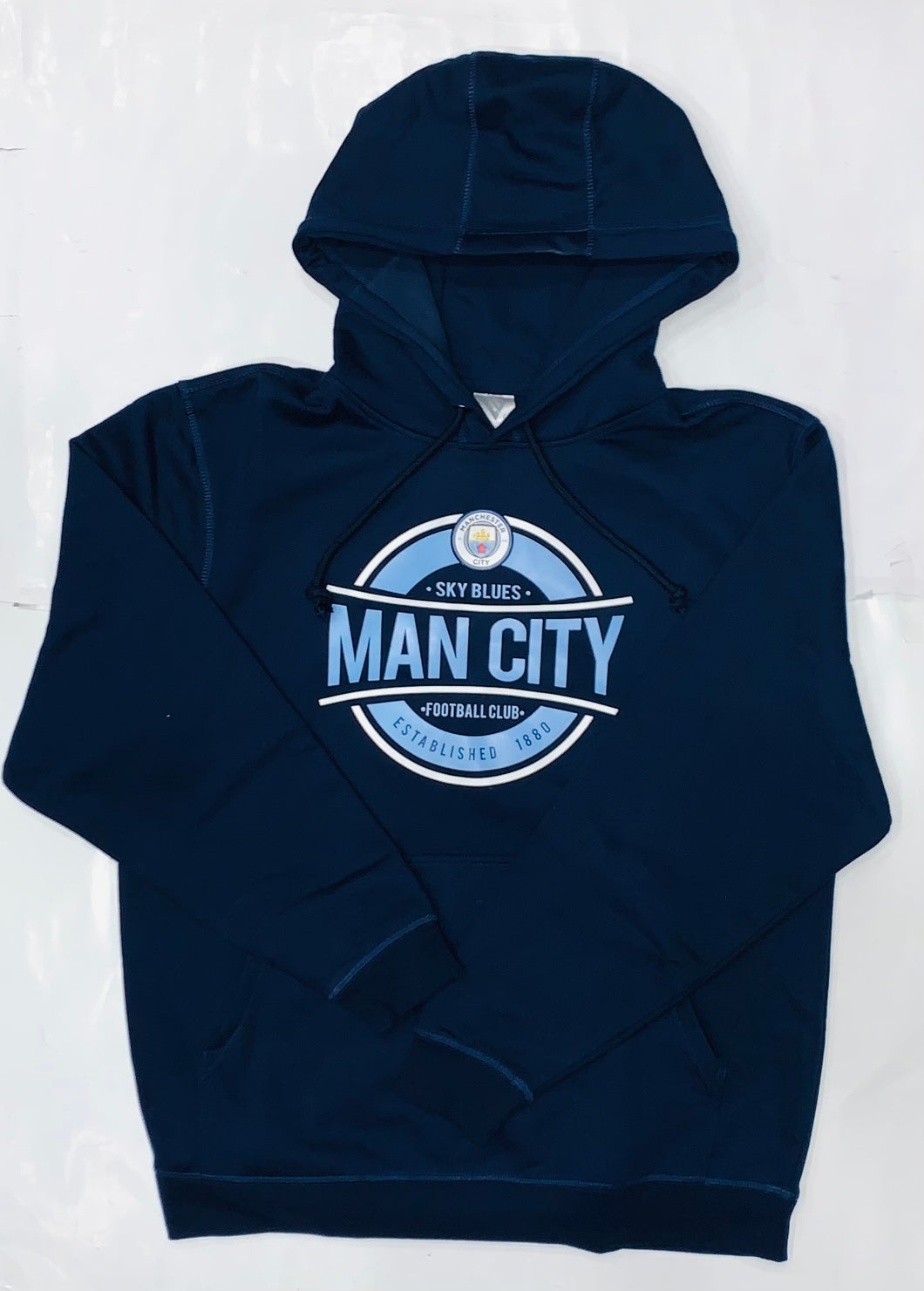 Manchester City Football Club Blue Pullover Hoodie