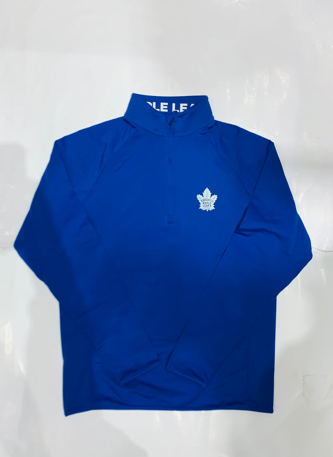 Toronto Maple Leafs Royal Blue 1/4 Zip Track Jacket