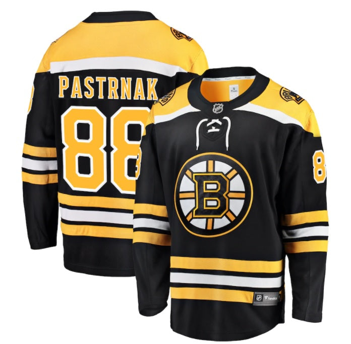 David Pastrnak NHL Boston Bruins Fanatics Branded Home Premier Breakaway Player Jersey - Black
