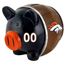 Denver Broncos Large Teams Piggy Bank
