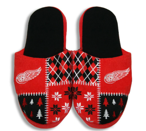 Detroit Red Wings Men's Ugly Slippers