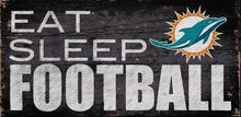 Load image into Gallery viewer, NFL &#39;Eat, Sleep, Football&#39; Sign
