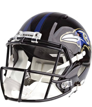 Load image into Gallery viewer, Baltimore Ravens Replica Full Size Black NFL Riddell Helmet
