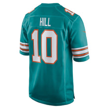 Load image into Gallery viewer, Men&#39;s Nike Tyreek Hill Aqua Miami Dolphins Alternate Game Jersey
