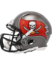 Load image into Gallery viewer, Tampa Bay Buccaneers Replica Full Size Pewter NFL Riddell Helmet
