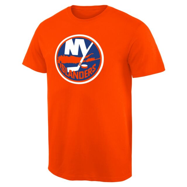 Fanatics New York Islanders Team Primary Logo T-Shirt - Orange