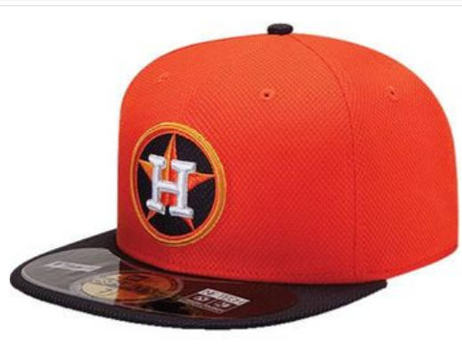 New Era Houston Astros MLB DIAMOND ERA 59FIFTY Orange