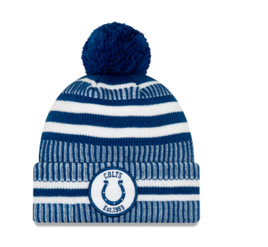 Indianapolis Colts NFL New Era Sideline Home Official Cuffed Knit Hat/Toque