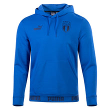 Load image into Gallery viewer, Men&#39;s Puma Italia Blue Pullover Soccer Hoodie
