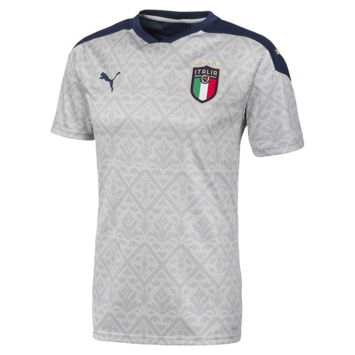 Men's Puma Italy Goal Keeper White Soccer Jersey