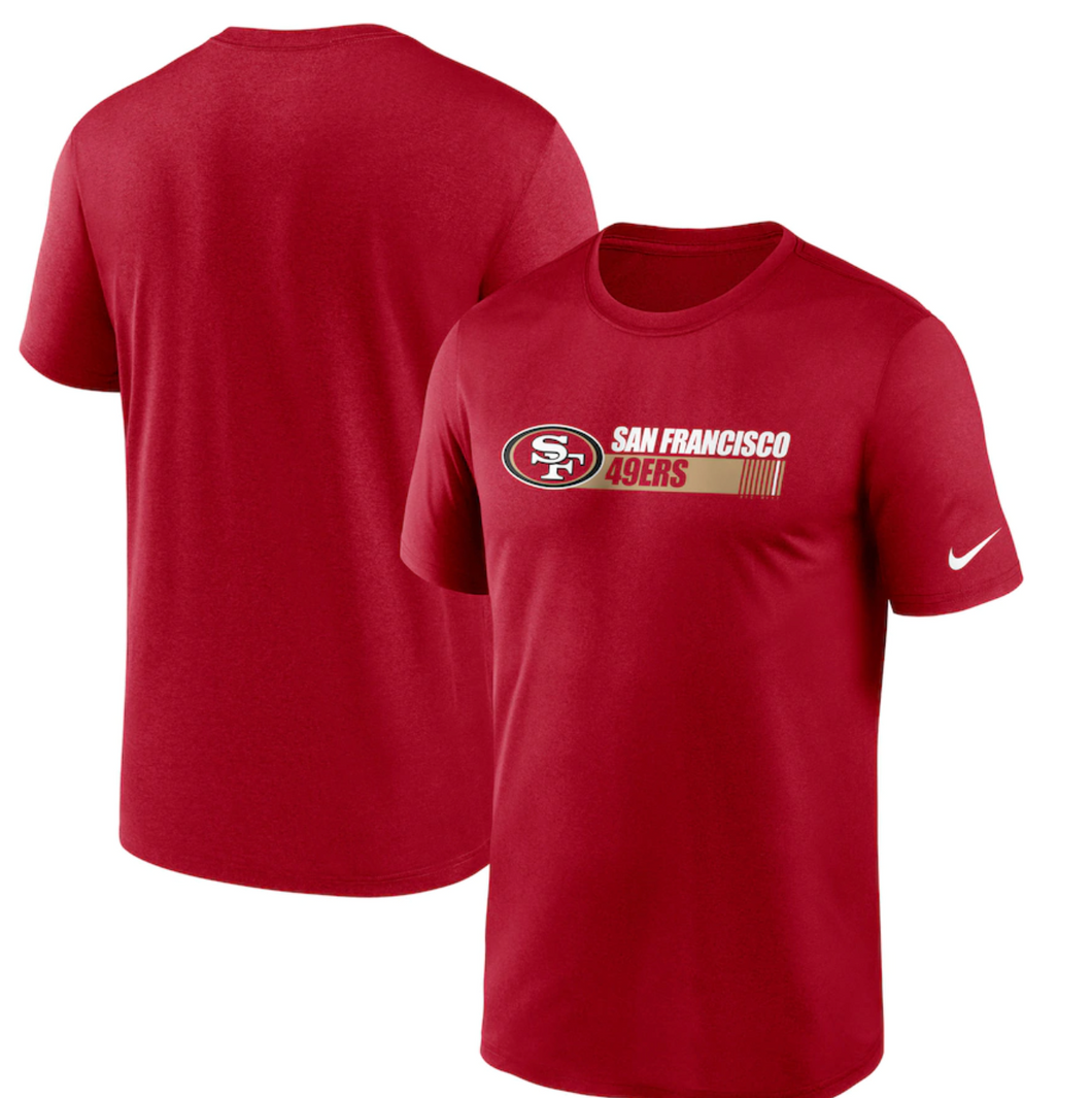 San Francisco 49ers Nike Fan Gear Team Conference Legend Performance T-Shirt - Scarlet
