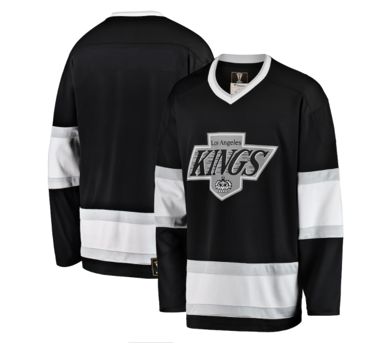 Los Angeles Kings NHL Fanatics Branded Premier Breakaway Heritage Blank Jersey - Black