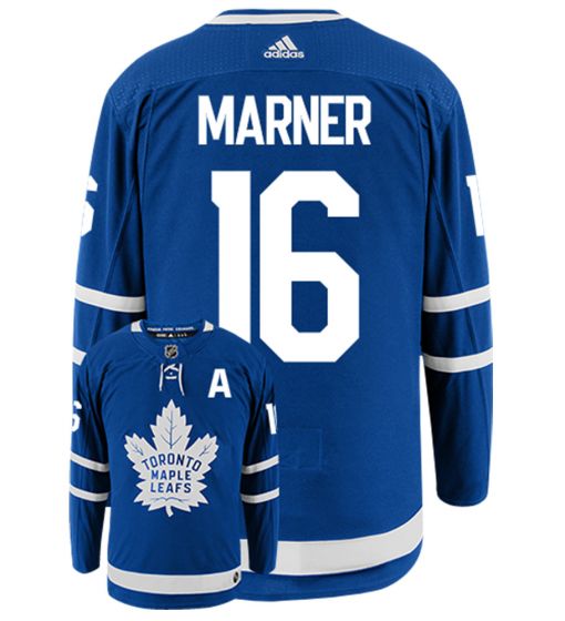 Authentic NHL Toronto Maple Leafs Adidas Mitchell Martner Jersey-Blue