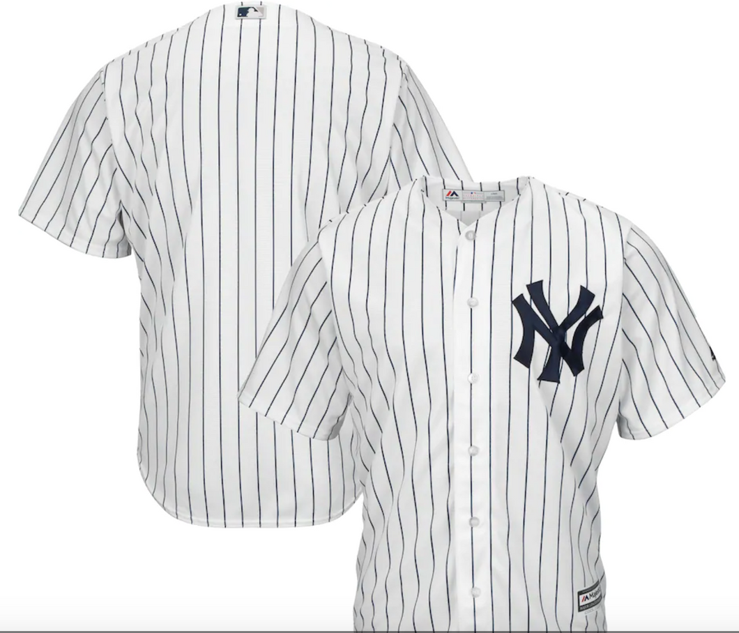 Men's Majestic New York Yankees White Replica MLB Jersey
