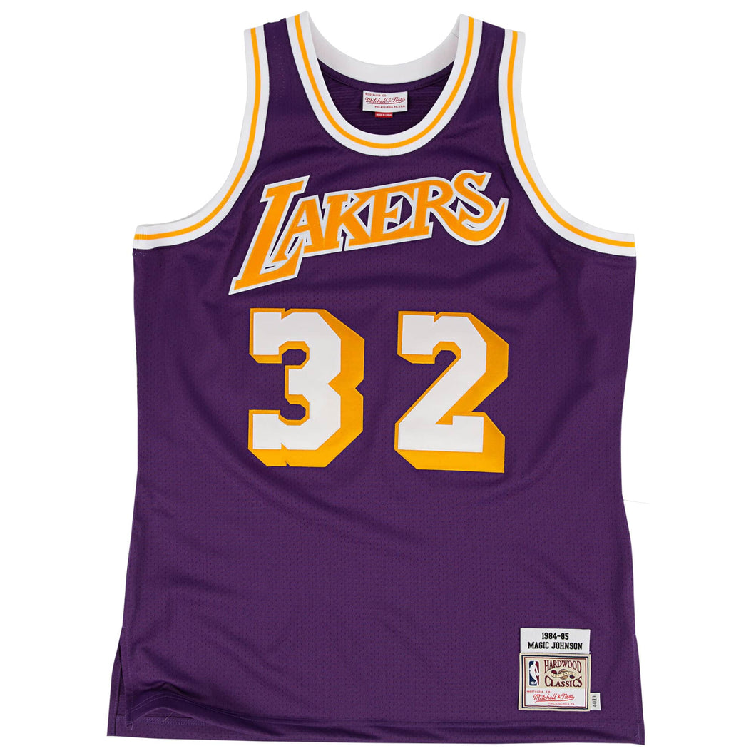 Magic Johnson 1984-85 NBA Authentic Jersey Los Angeles Lakers
