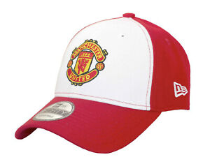 Manchester United New Era 9Forty Adjustable White/Red Hat