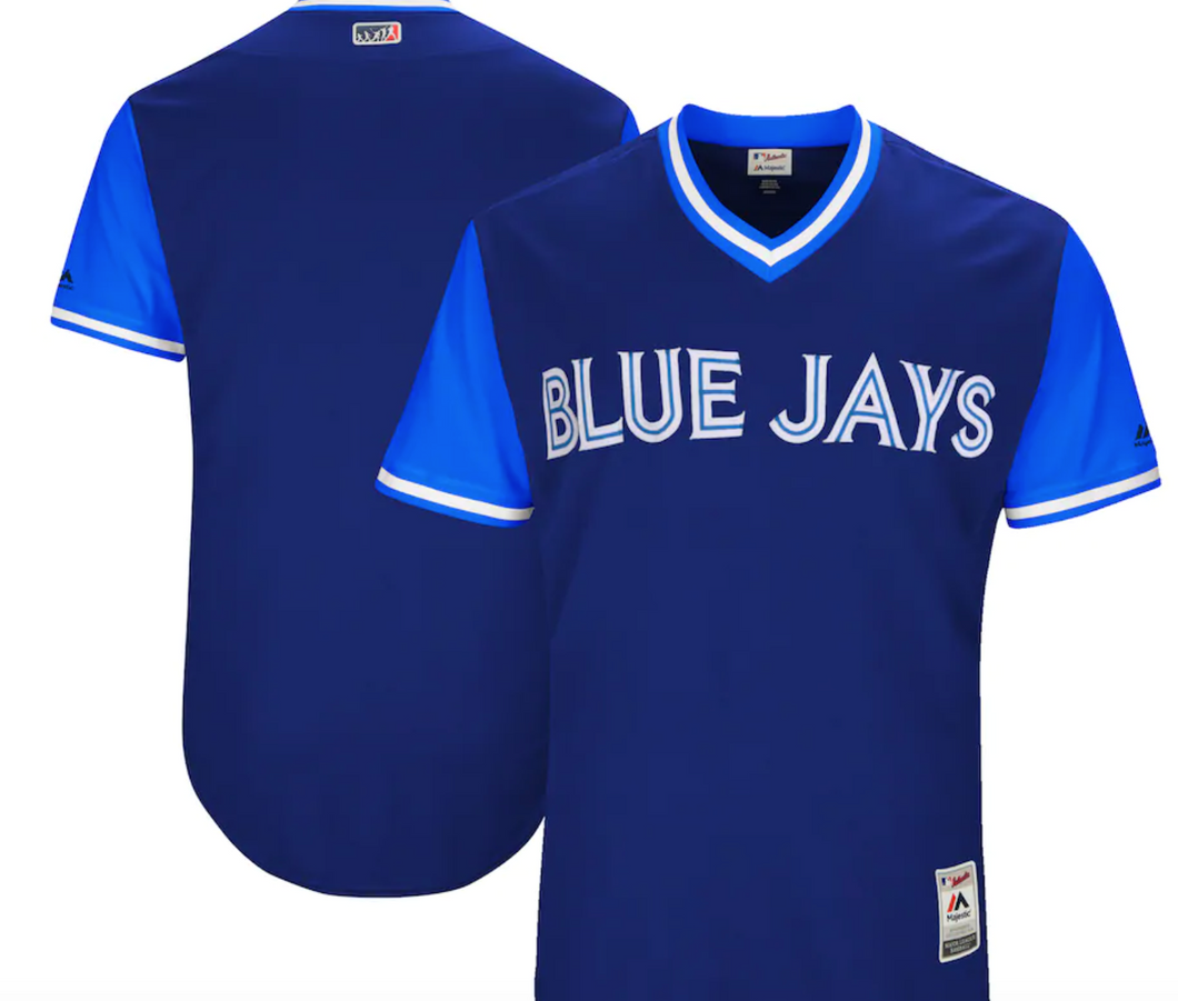 Men's Majestic Toronto Blue Jays 2017 Players Weekend Navy MLB Jersey