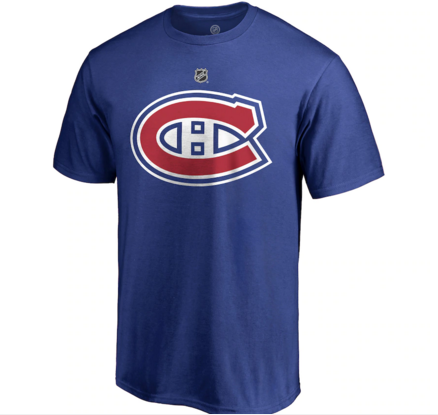 Men's Montreal Canadiens Fanatics Branded Blue NHL Team Authentic - T-Shirt