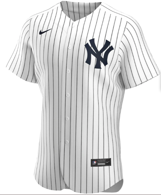 New York Yankees Nike White Home 2020 Authentic Team - Jersey