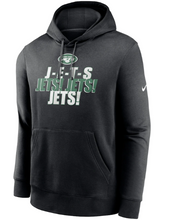 Load image into Gallery viewer, New York Jets Nike Black Fan Gear Local Club Pullover Hoodie
