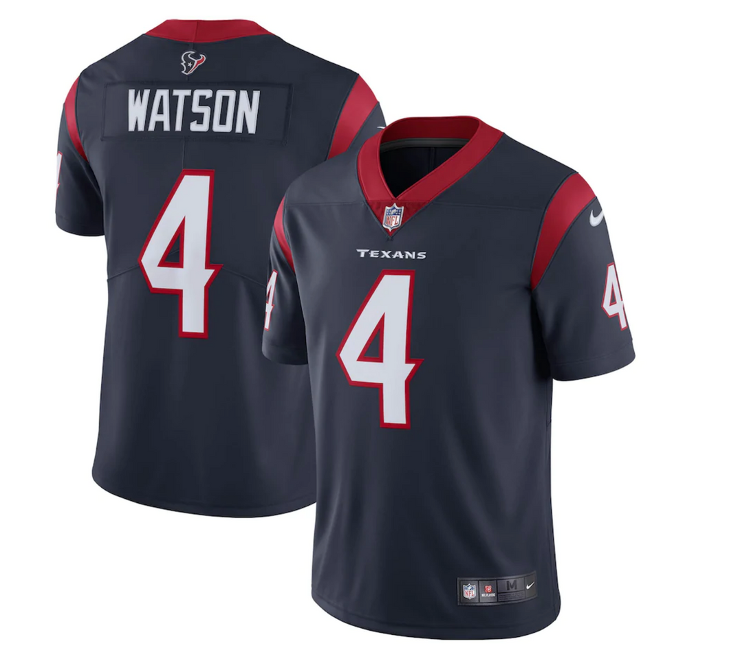 Men's Nike Deshaun Watson Navy Houston Texans Limited Jersey