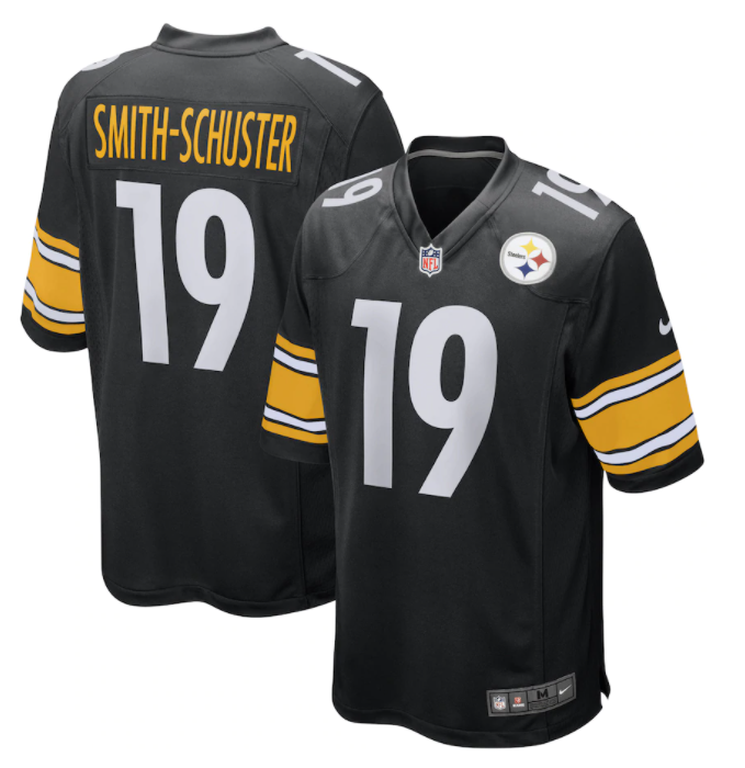 Men's Nike JuJu Smith-Schuster Black Pittsburgh Steelers Limited Jersey