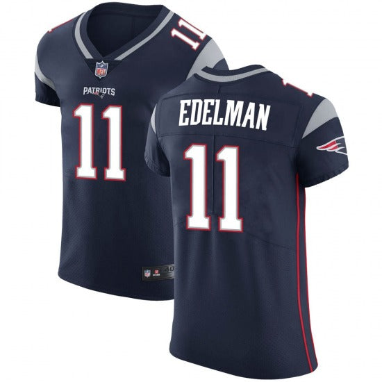 Men's Nike Julien Edelman Navy New England Patriots Limited Jersey