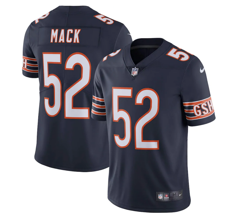 Men's Nike Khalil Mack Navy Chicago Bears Limited Jersey