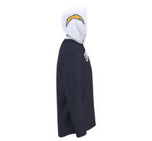 Load image into Gallery viewer, Men&#39;s Nike Navy Los Angeles Chargers Helmet Performance - Hoodie Long Sleeve T-Shirt
