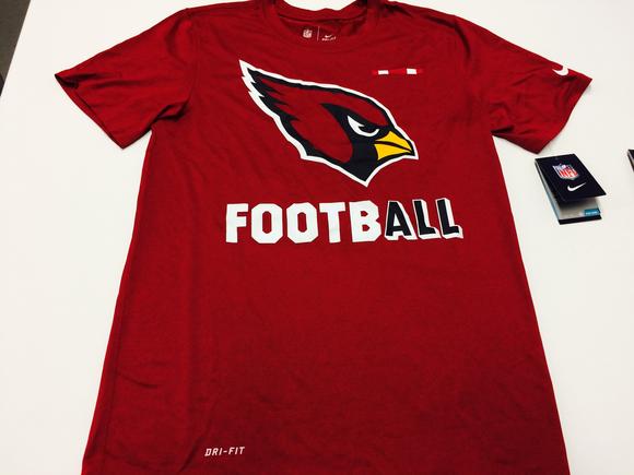 Men's Nike Red Arizona Cardinals Sideline Legend Football Performance T-Shirt