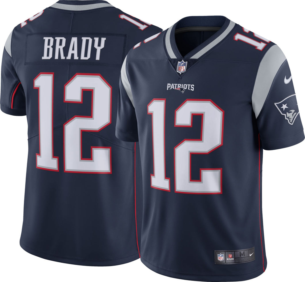 Men's Nike Tom Brady Nike Navy New England Patriots Limited Jersey