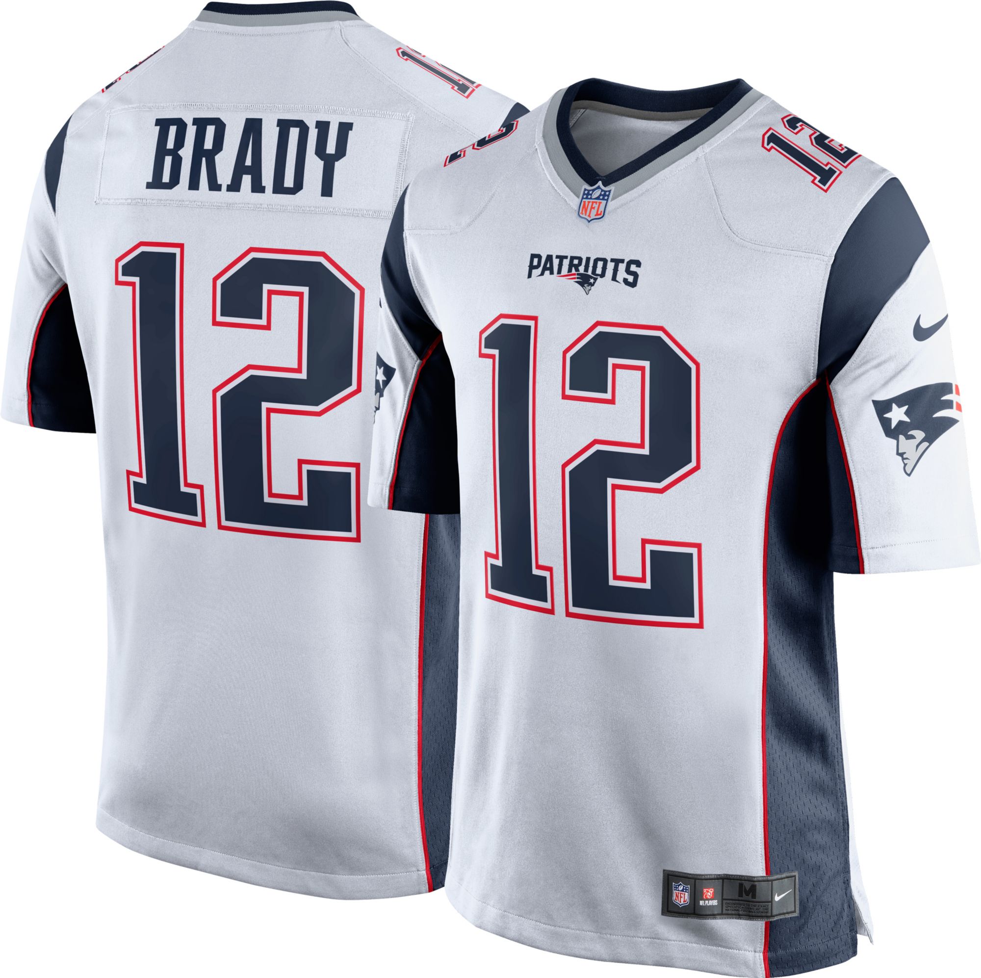 Men's Nike Tom Brady Nike White New England Patriots Limited
