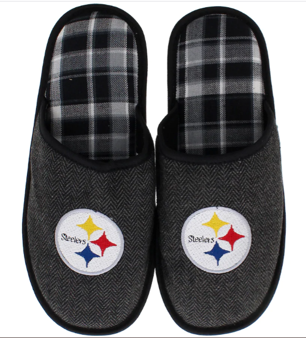 Men's Pittsburgh Steelers Logo - Slippers