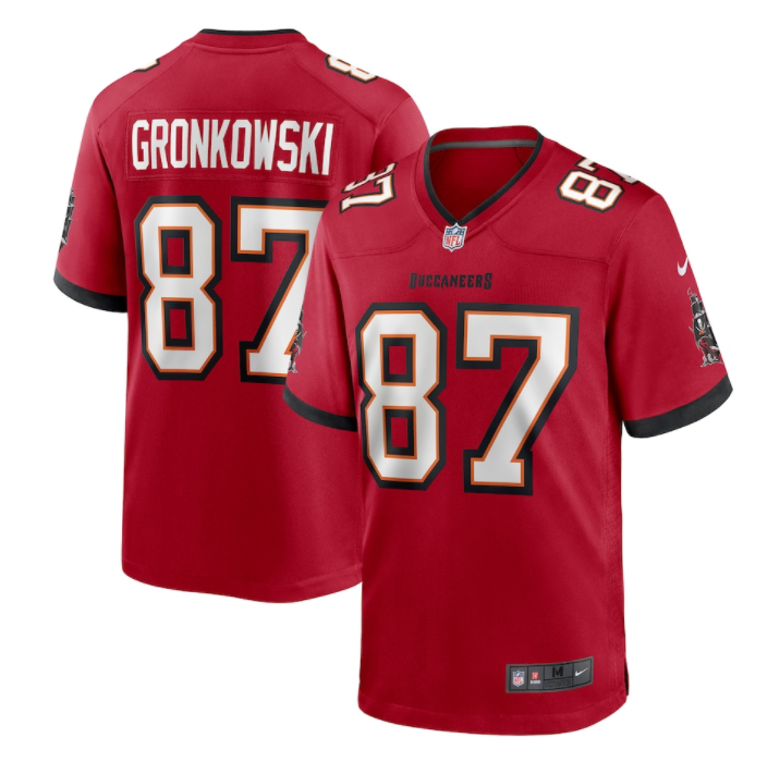 Men's Rob Gronkowski NFL Tampa Bay Buccaneers Nike Game Jersey - Red