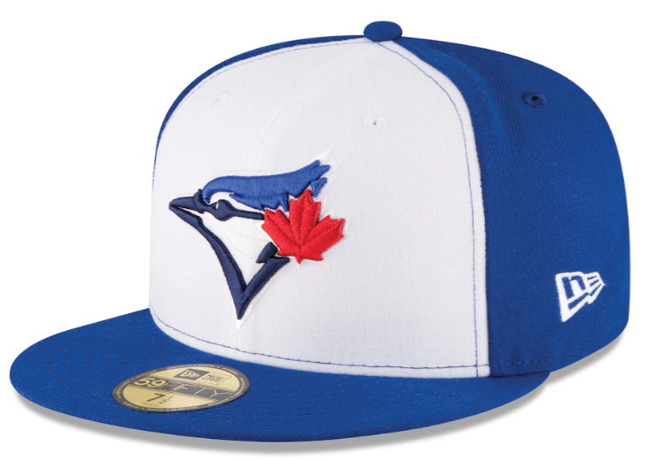 Men's Toronto Blue Jays New Era White Royal 2017 Authentic Collection On-Field 59FIFTY Fitted Hat