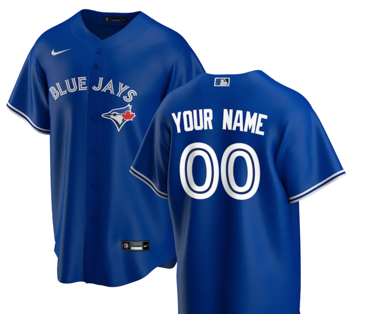 Men's Nike Toronto Blue Jays Royal Blue Customizable Replica MLB