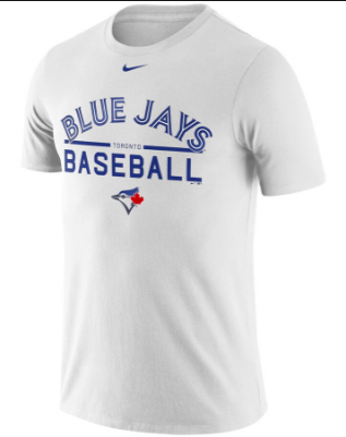 Men's Toronto Blue Jays Nike White Practice T-Shirt