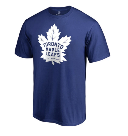 Men's Toronto Maple Leafs Primary Logo Short Sleeve Top Royal