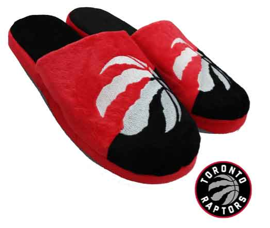 Men's Toronto Raptors NBA Big Logo Colour Block Slider Slippers