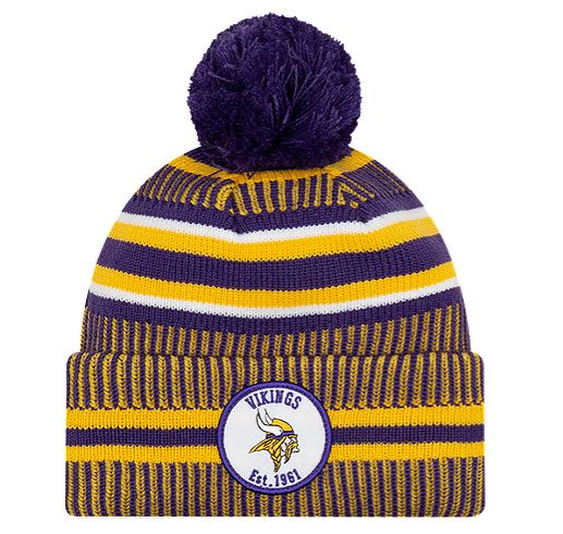 Minnesota Vikings New Era Home Sideline Knit Hat/Toque