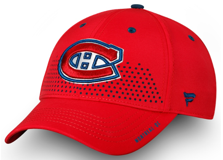 Montreal Canadiens Fanatics Branded Draft Flex Hat- Red