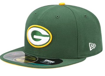 NFL Mens Green Bay Packers On Field Dark Green Game Cap By New Era
