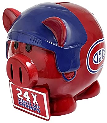 Montreal Canadiens  Large Team Piggy Bank