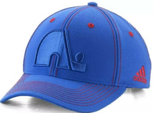 Load image into Gallery viewer, Quebec Nordinques Bar Down Blue Snapback Hat

