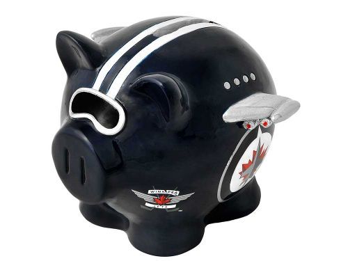 Winnipeg Jets  Large Team Piggy Bank
