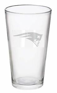 New England Patriots Hand Etced 16OZ Cup